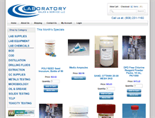 Tablet Screenshot of laboratorysales.net
